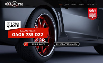 fixmyalloys.com.au screenshot