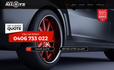 fixmyalloys.com.au screenshot