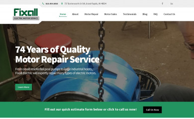 fixallelectric.com screenshot