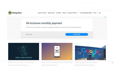 fixingport.com screenshot