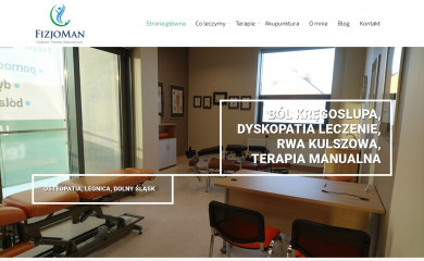 fizjoman.pl screenshot