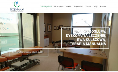 fizjoman.pl screenshot