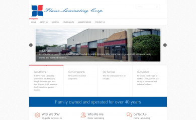 flamelaminatingcorp.com screenshot