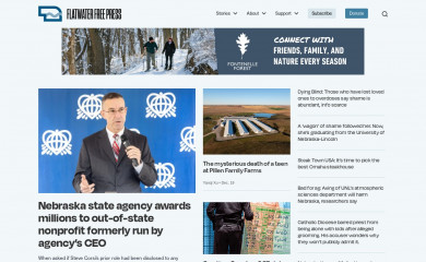 flatwaterfreepress.org screenshot
