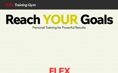 flextraininggym.com screenshot