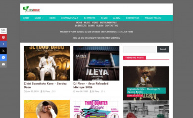flexymusic.com screenshot