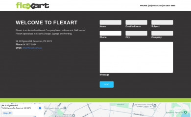 flexart.com.au screenshot