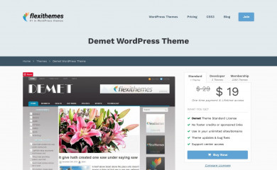 https://flexithemes.com/demet-wordpress-theme/ screenshot