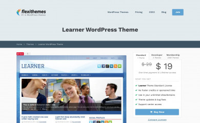 https://flexithemes.com/learner-wordpress-theme/ screenshot