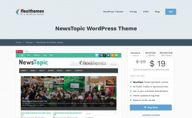 https://flexithemes.com/newstopic-wordpress-theme/ screenshot