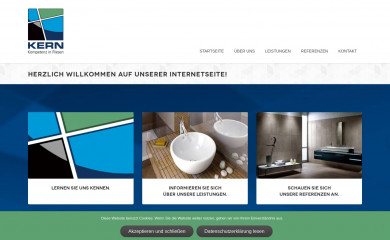 fliesen-kern.de screenshot