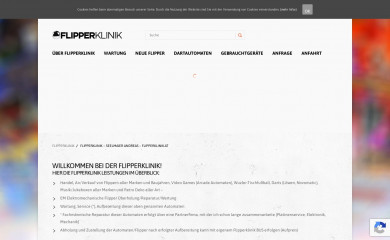 flipperklinik.at screenshot