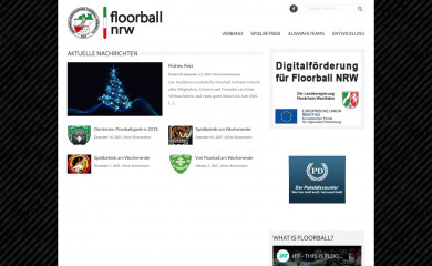 floorball-nrw.de screenshot
