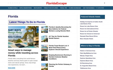 floridaescape.com screenshot