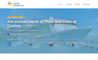 floridasunadventures.com screenshot