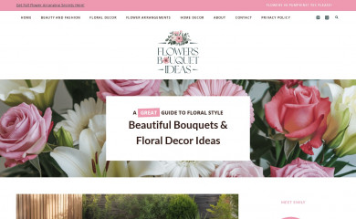 flowersbouquetideas.com screenshot