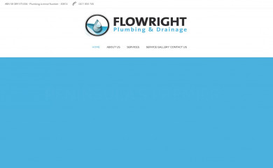 flowrightplumbing.com.au screenshot
