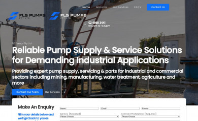 flspumps.com.au screenshot
