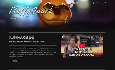 fluffyquack.com screenshot