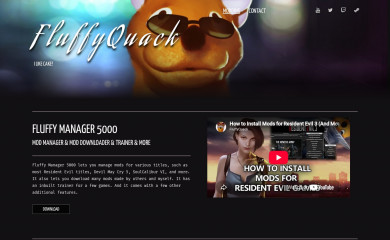 fluffyquack.com screenshot