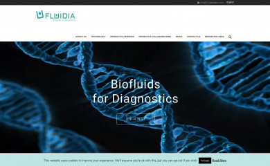 fluidiabiotech.com screenshot