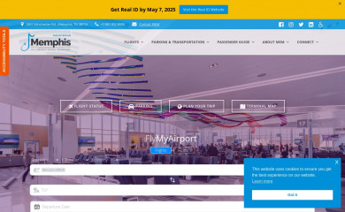 flymemphis.com screenshot