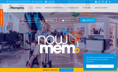 flymemphis.com screenshot