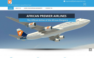 flyafricanpremier.com screenshot