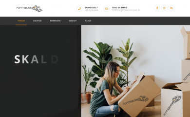 flyttebussen.dk screenshot