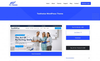 https://flythemes.net/wordpress-themes/toothwise-fse-wordpress-theme/ screenshot