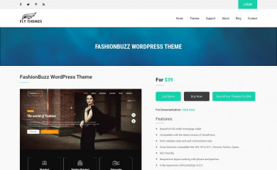http://flythemes.net/wordpress-themes/fashionbuzz-wordpress-theme/ screenshot