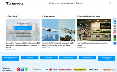flytrippers.com screenshot