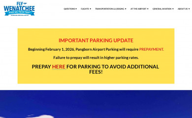 flywenatchee.com screenshot