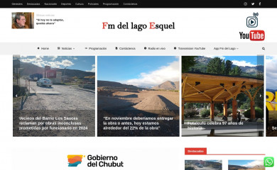 fmdellagoesquel.com.ar screenshot