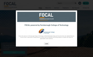 focal.ac.uk screenshot