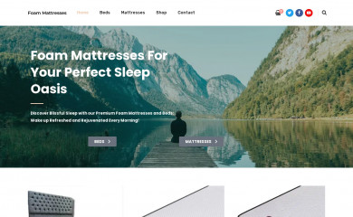 foammattresses.co.uk screenshot
