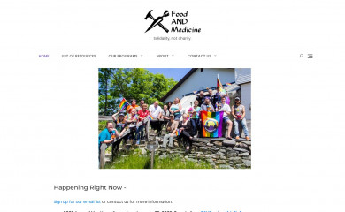 foodandmedicine.org screenshot