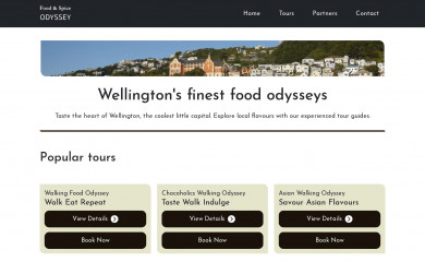 foodandspiceodyssey.nz screenshot