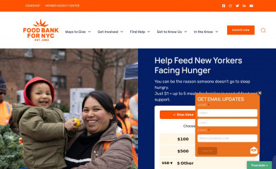 foodbanknyc.org screenshot