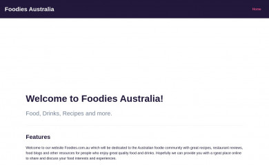 foodies.com.au screenshot
