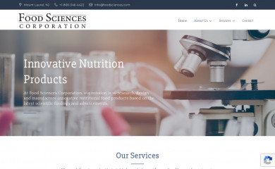 foodsciences.com screenshot