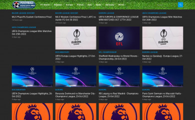 footballhighlightspro.com screenshot