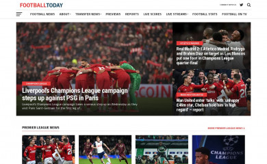 footballtoday.com screenshot