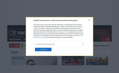 footballtransfertavern.com screenshot