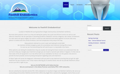 foothillendo.com screenshot
