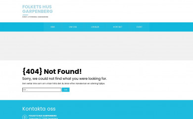 folketshusgarpenberg.se screenshot