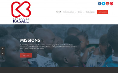 fondationkasalu.org screenshot