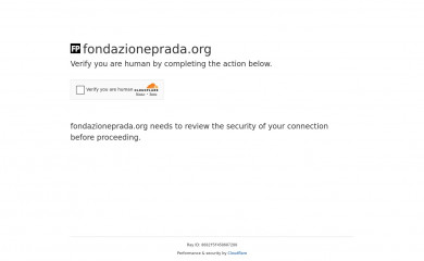 fondazioneprada.org screenshot