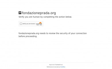 fondazioneprada.org screenshot
