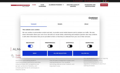fonderiealma.com screenshot